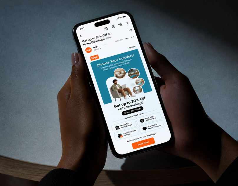 ixigo Mailer Design System — case study cover